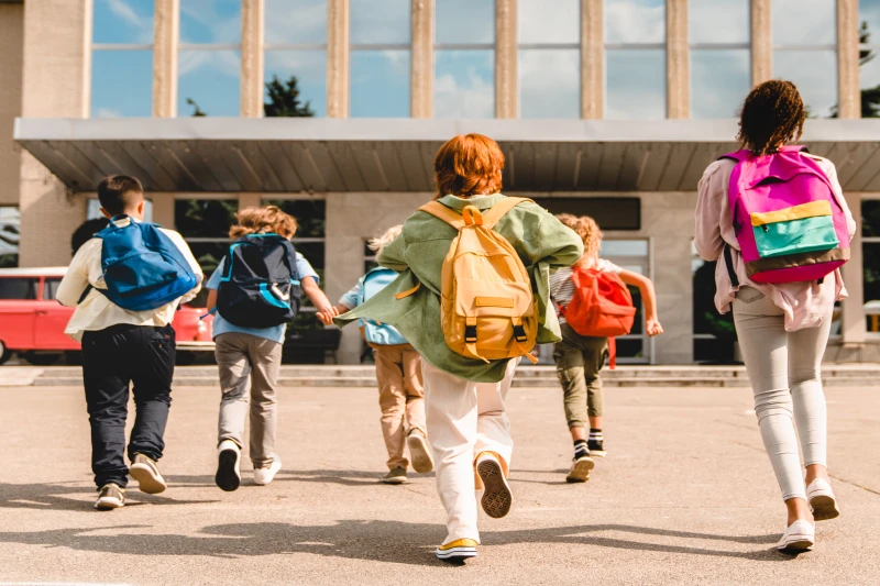 Family friendly living in Apex NC with kids arriving at school in close proximity